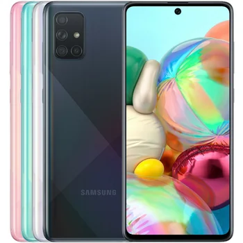 

Global Version Samsung Galaxy A71 A715F/DS Mobile Phone 8GB RAM 128GB ROM Octa Core 6.7"1080x2400 4500mAh NFC Dual SIM Android10