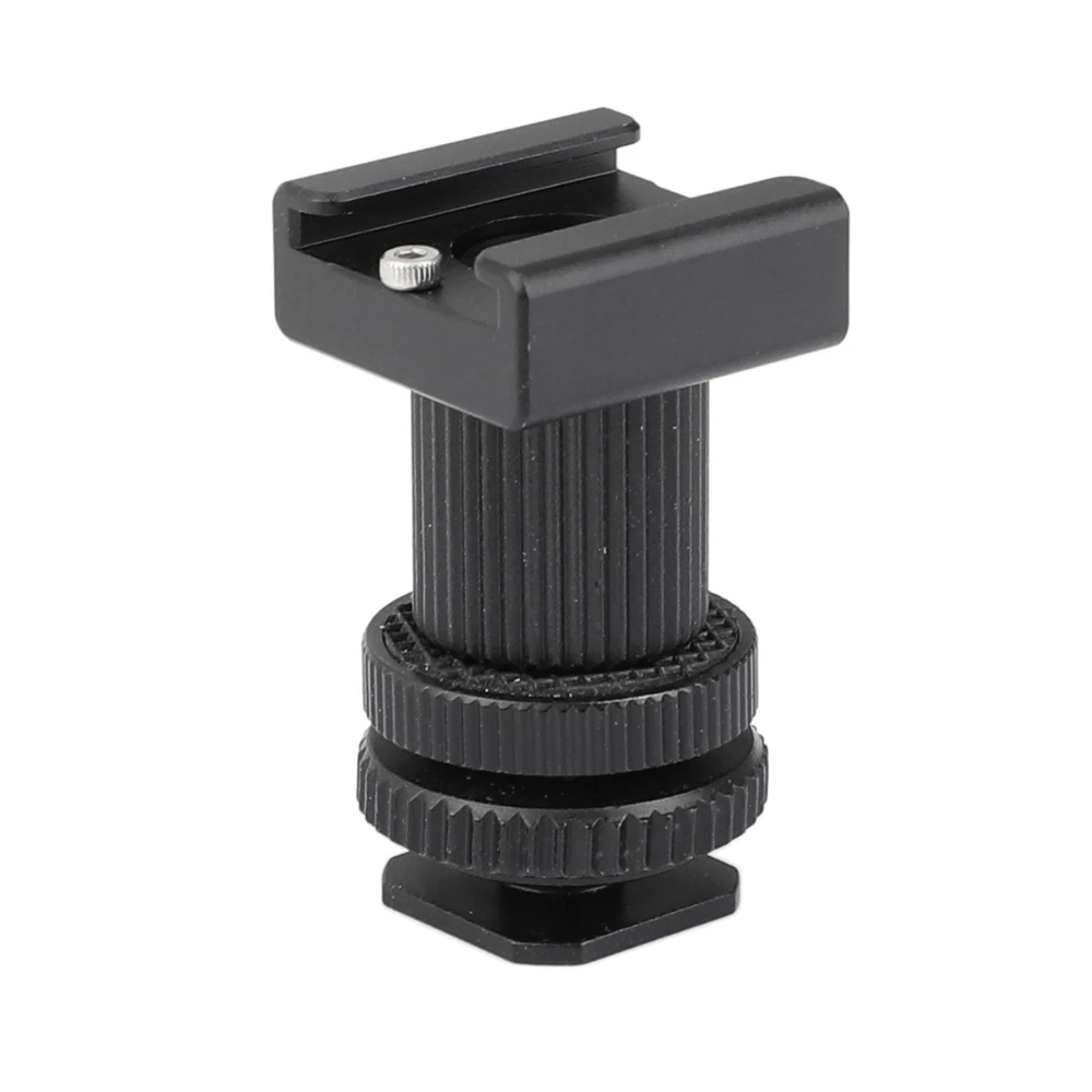 

HDRIG Double-ended Cold Shoe Mount Bracket Adapter for Camera Cage