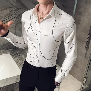 mens slim fit casual shirts