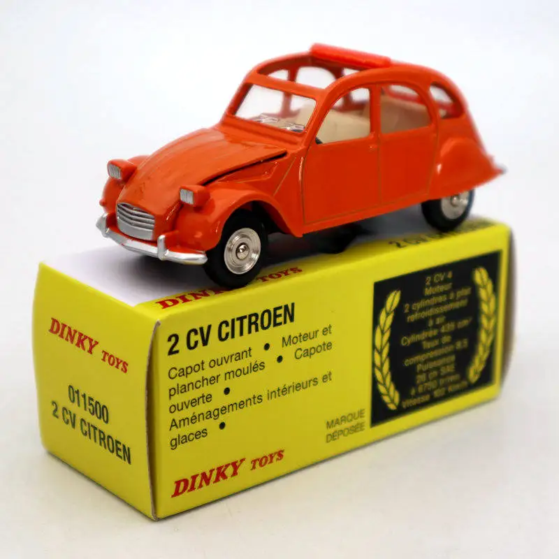 Atlas 1:43 Dinky toys 011500 Citroen 2CV литье под давлением коллекция моделей Авто автомобиль подарок