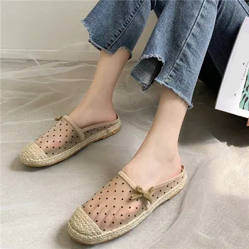 

All-Match Summer Shoes Ladies Round Toe Knitting Flats Female Footwear Casual Sneaker 2020 Fashion Women's New Dress Modis