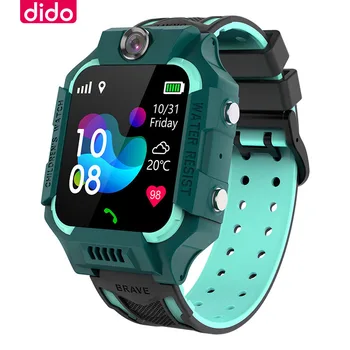 

Dido Kids Smart Watch Phone With Sim Card GPS Pedometer Fitness Tracker Touch Camera Alarm Clock Call SOS Antil-lost Smartwatch