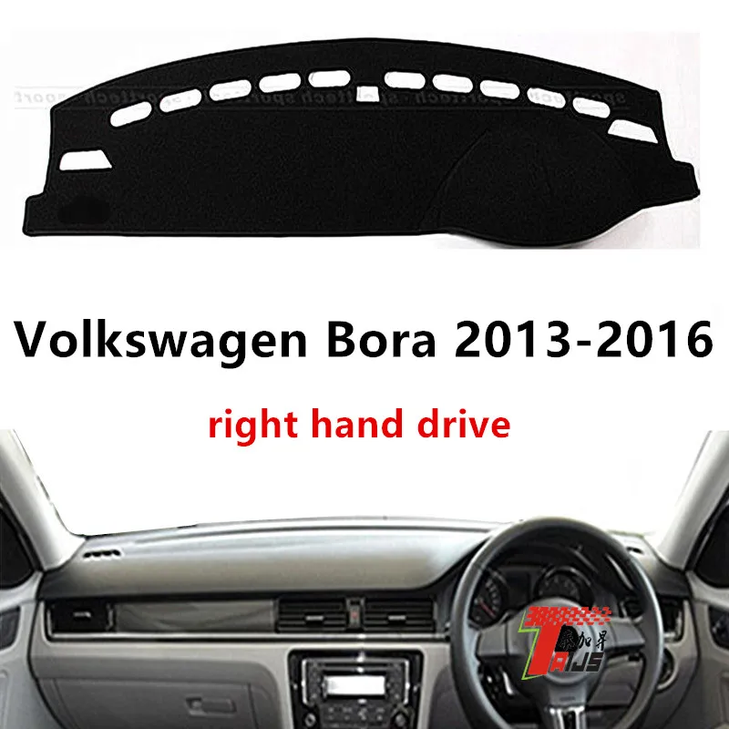 Taijs правая накладка приборной панели автомобиля для Volkswagen Bora 2013- Защитная ДАКРОНА Автомобильная приборная панель коврик для Bora 13-16