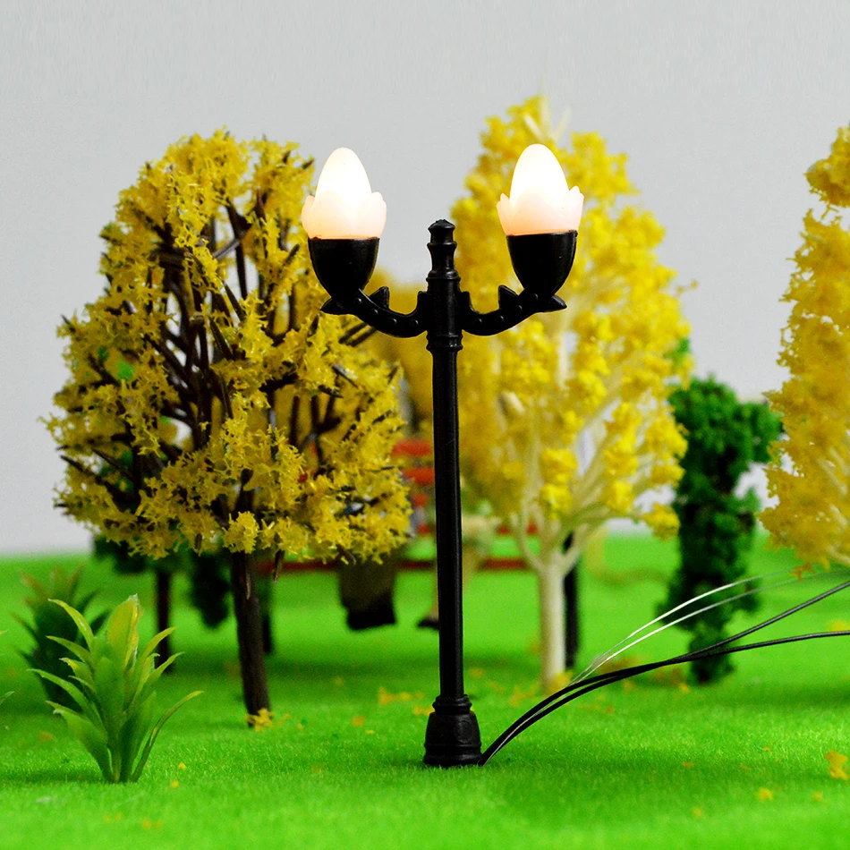 HO scale уличный свет 3v светодиодный diorama садовый свет модель для архитектурное здание материал подвал может отрегулировать