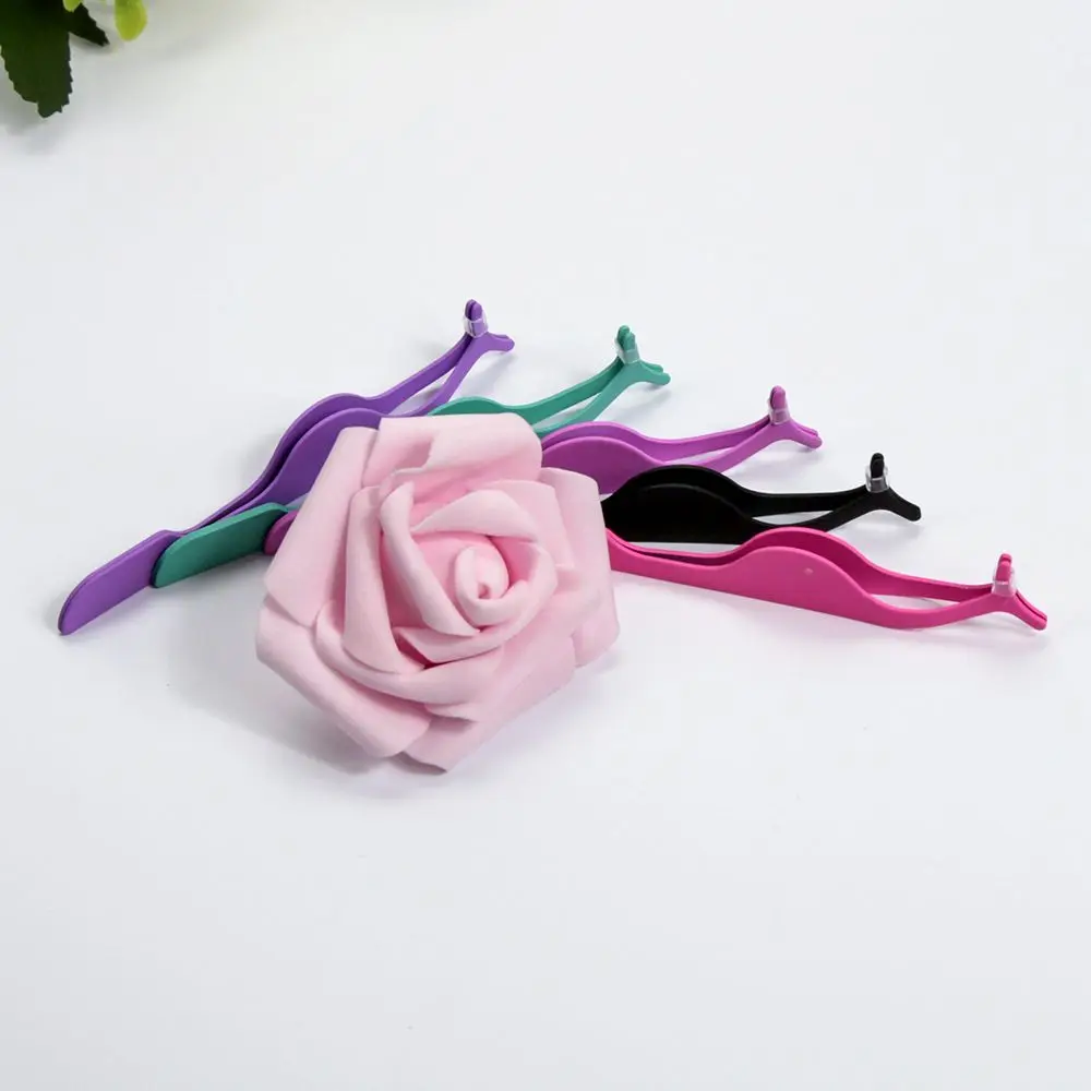 Горячие пинцеты для накладных ресниц Поддельные ресницы Аппликатор для ресниц Щипцы для завивки и наращивания ресниц кусачки Вспомогательный зажим для макияжа щипцы инструменты