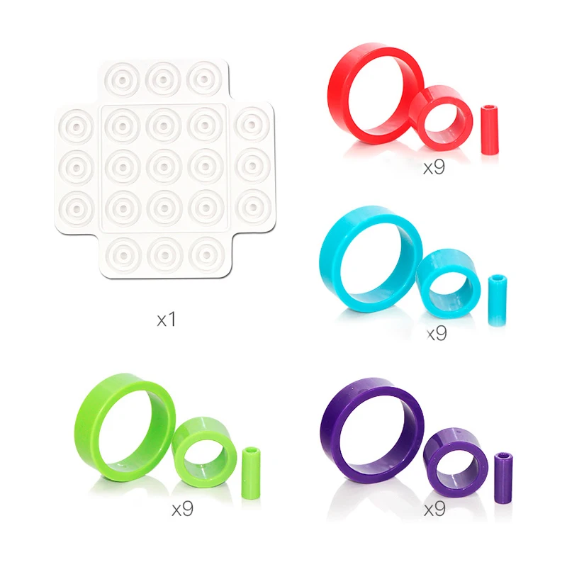 Kid Strategy Game Toy Ferrule Parent-Child Interaction Leisure Board Game Logical Thinking Training Puzzle Toy For Children