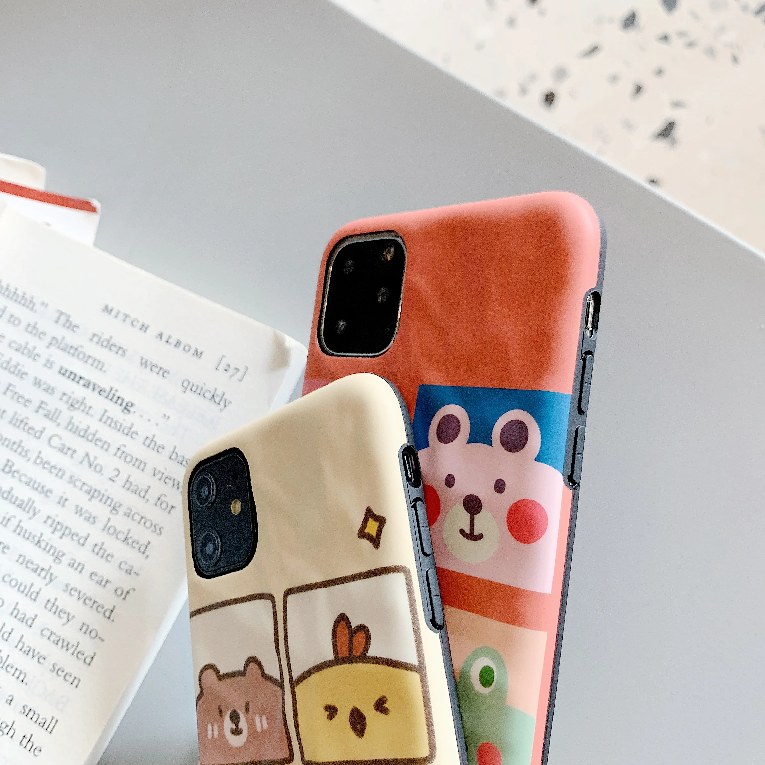 Милый чехол для iPhone 11 Pro Max X XS Xr 7 8 Plus XS MAX Мягкий Жидкий чехол IMD