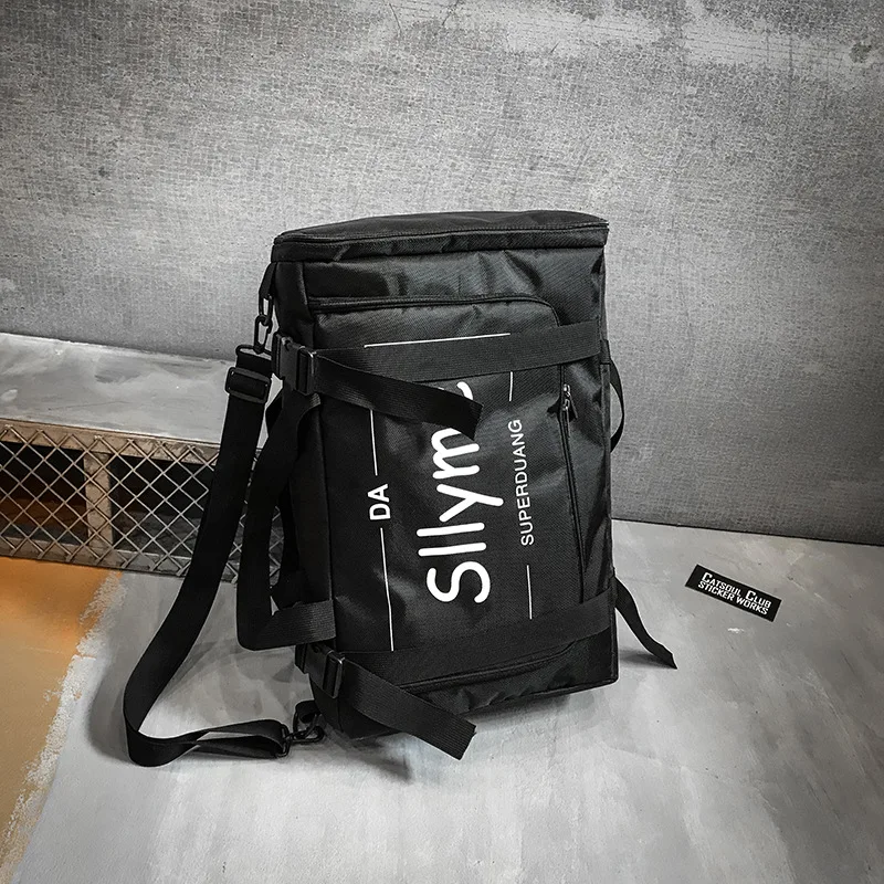 Мужские Оксфордские сумки, мужские сумки через плечо, Повседневная сумка, деловой рюкзак, многофункциональная водонепроницаемая сумка через плечо - Color: Black