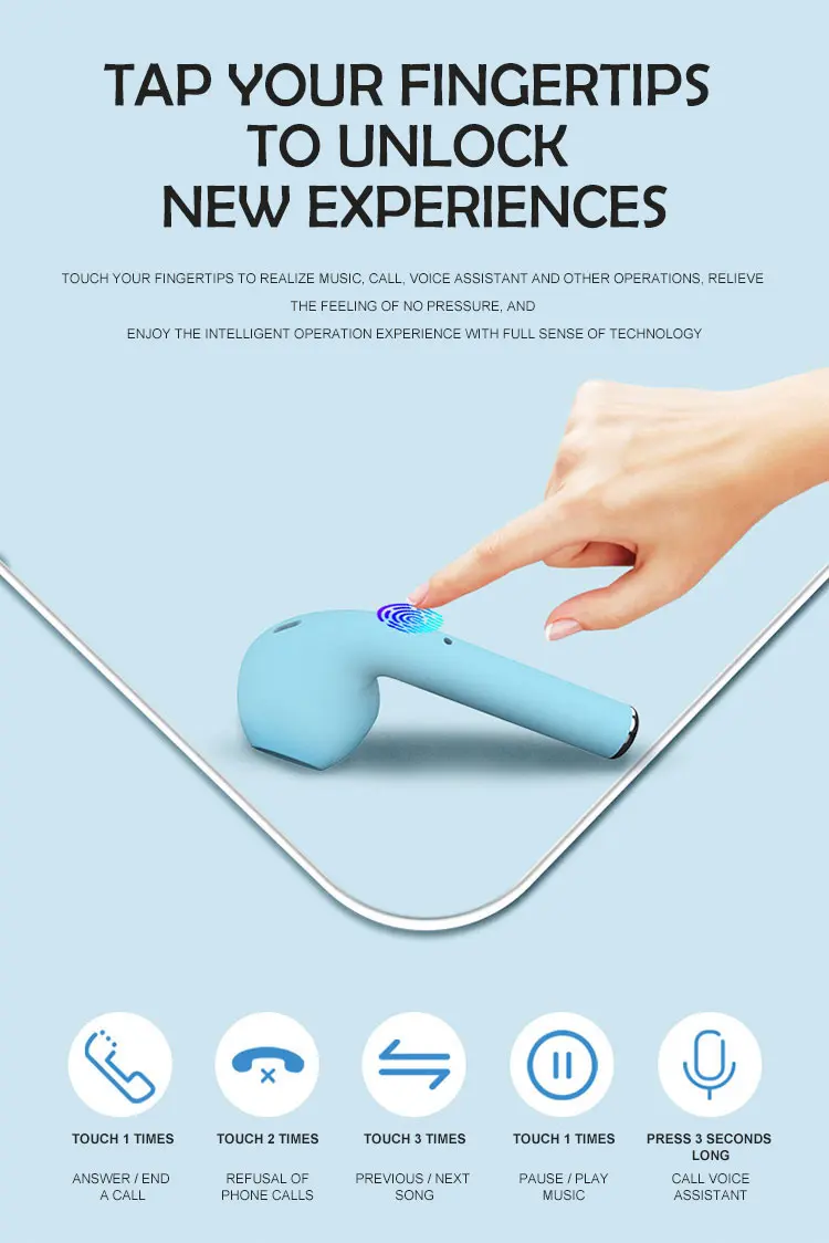 Bluetooth гарнитура, беспроводная гарнитура, hands free стерео объемный звук, Спортивная музыка, прекрасный цвет макарон, матовый на ощупь