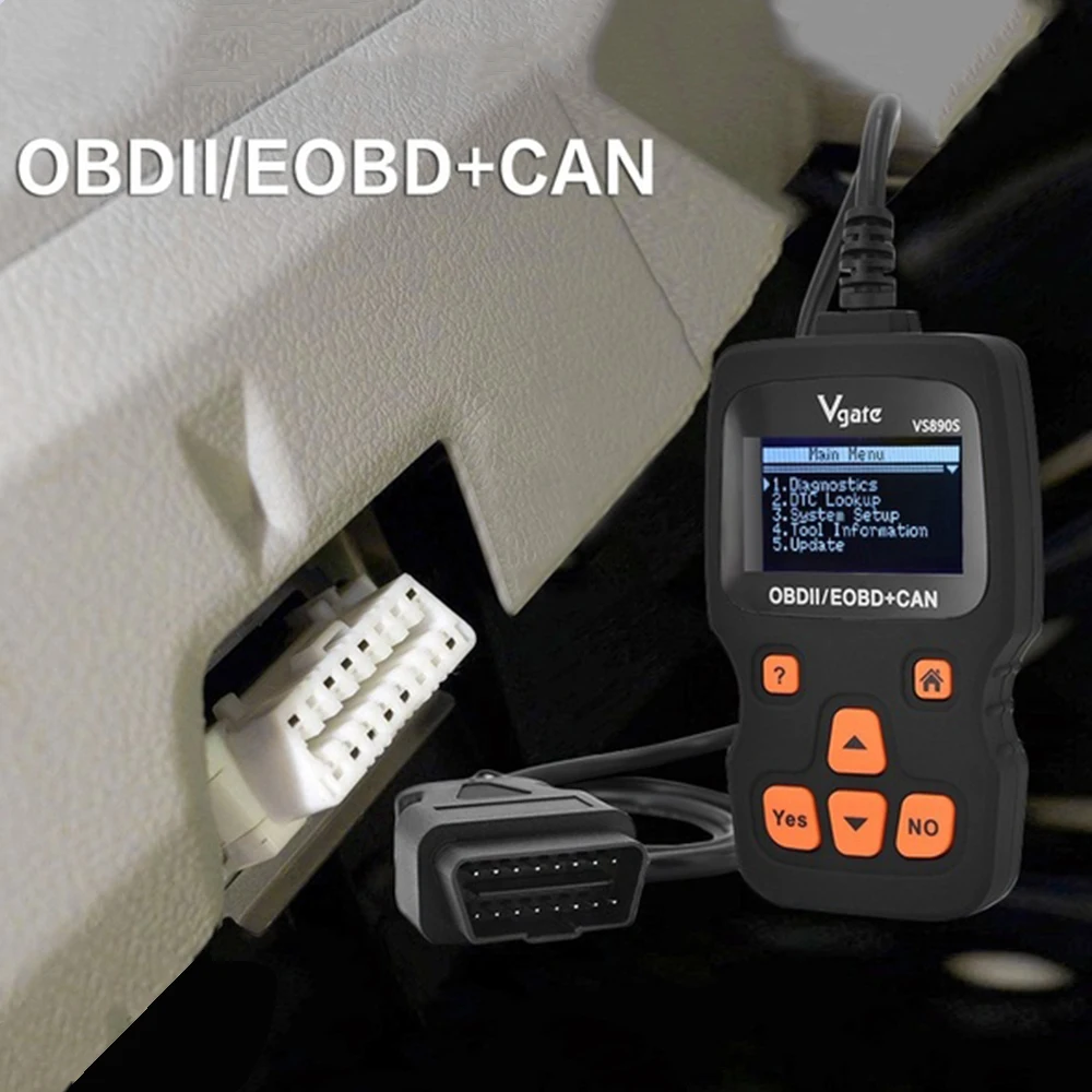 Считывающая карта/Автомобильная неисправность OBD2 диагностический инструмент Автомобильный сканер многоязычная поддержка для VGATE VS890S