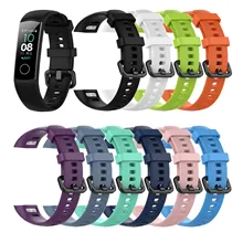 Strap For Huawei Honor Band 5i Soft Silicone Universal Colorful Sports Bracelet Replacement Watch Strap