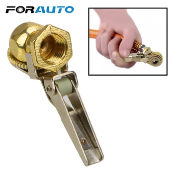 

FORAUTO For Tire Changers Car Air Chuck Tire Tyre Inflator Fitting Kit Tire Repair Tools Clip-On Ball Foot Auto 45 Degree Head