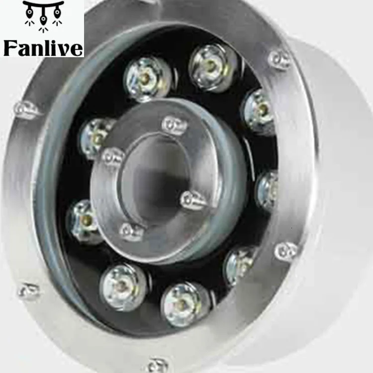 

4pcs Ac12/24v 3/6/9/12/15/18/24w Led Ip68 Pond Light Swimming Pool Underwater Lights For Pools Install Landscape Lighting