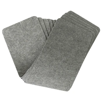 

14-Pair Set of Stair Pedal Rectangular Non-Slip Carpet Stair Mat Pad Carpet Reusable Home Safety Mat Pad