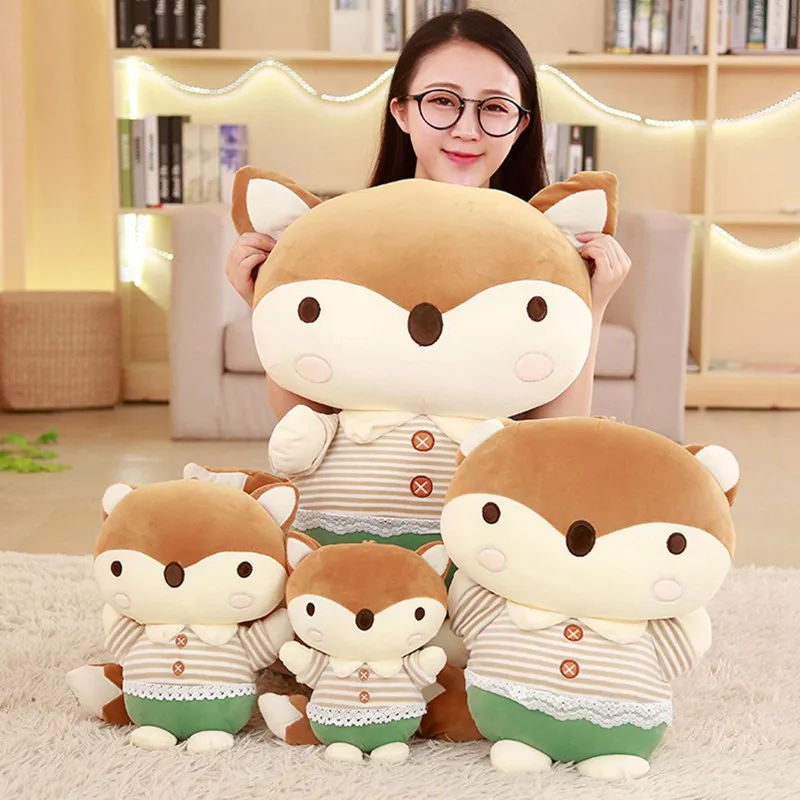 

Hot Selling Software Fox Doll Plush Toy Doll-Processing Customizable Logo Recruit Agents