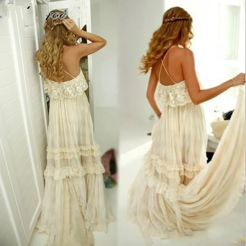vintage-hippie-style-boho-beach-wedding-dresses-sexy-spaghetti-straps-tiered-lace-chiffon-a-line-gybsy-bridal-gowns_conew1