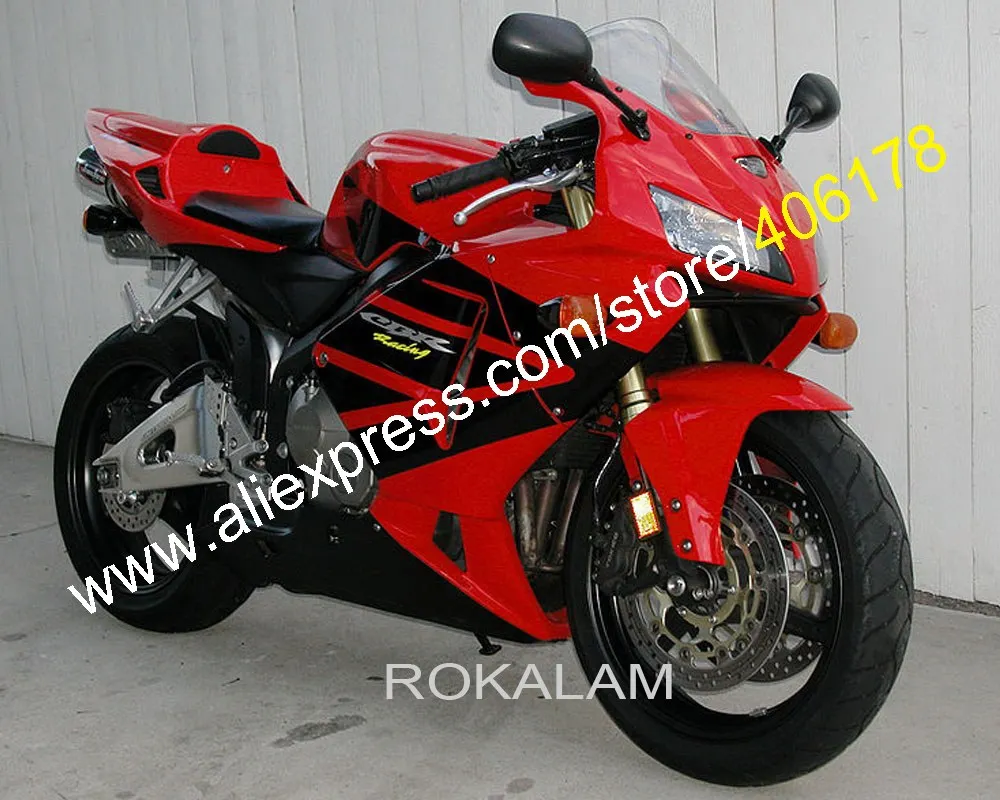 

Motorcycle Body Fairings For Honda CBR600RR 2005 2006 CBR 600 RR F5 Red Sportbike Fairings (Injection Molding)