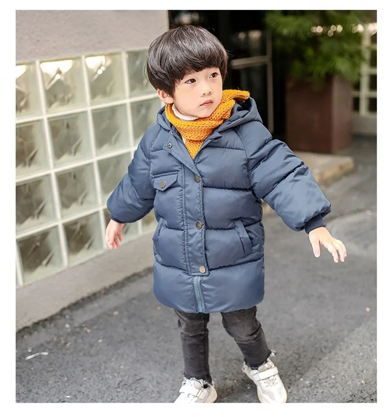 CROAL CHERIE Girls  Jacket For Kids Girls Outerwear Long Style Winter Parkas Warm Coat For Boys Children Baby Clothing (7)