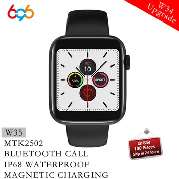 

W35 IP68 Waterproof Bluetooth Call Passometer SmartWatch W34 Upgrade Smart Watch Heart Rate Monitor MTK2502 Watch 5 Wristband Fi