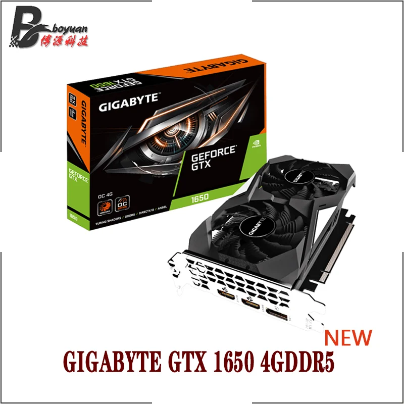 GIGABYTE GTX 1650 4G Desktop CPU Motherboard NEW GDDR5 GDDR6 128 bit graphics card for gaming pc