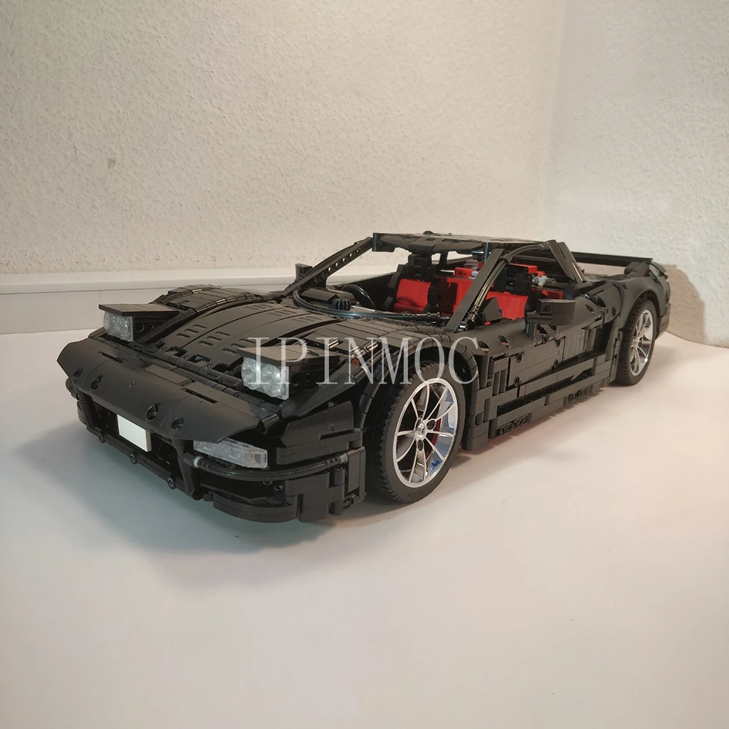 Технология строительный блок moc-30093 Honda nsxs автомобиль супер спортивный части