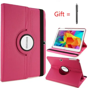 

For Samsung Galaxy Tab 3 10.1 inch Case P5200 P5220 P5210 GT-P5200 Tab4 10.1" Tablet Cover 360 Rotating Stand Flip Leather Cover