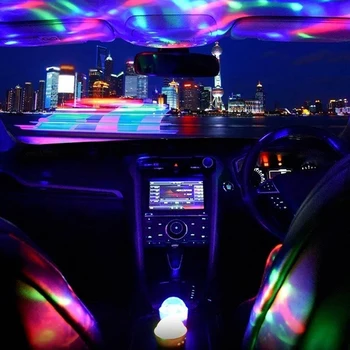 

3W Car Atmosphere Light Socket Mini Colorful Control White Replacement