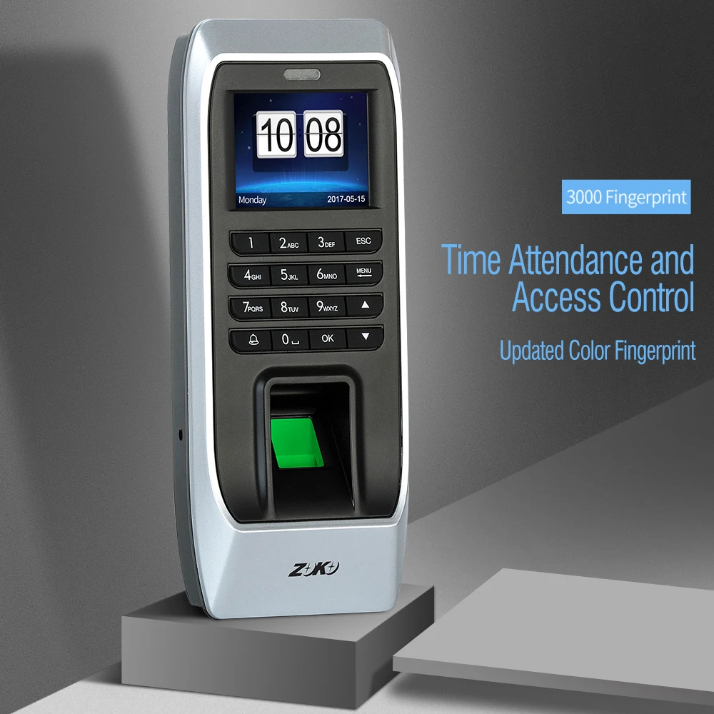 

ZK-FP70 Time Attendance Fingerprint Recognition Password ID Card Door Opener Access Control System Employee Checking-in