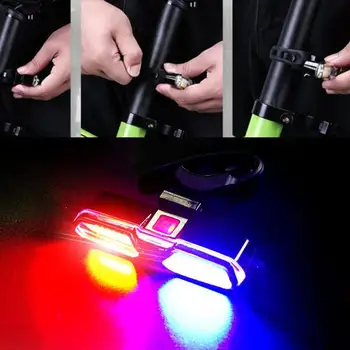 

Bike Taillight Tail 3Colors Light LED Front Flashing Safety Rear Bicycle Light