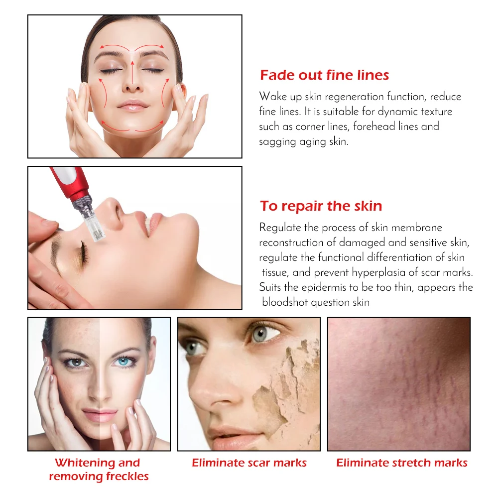 Bayonet Derma Pen Needle Cartridge NeedleTips Exfoliate Shrink Pores Device Electric Micro Rolling Dr Pen Stamp Therapy Skincare