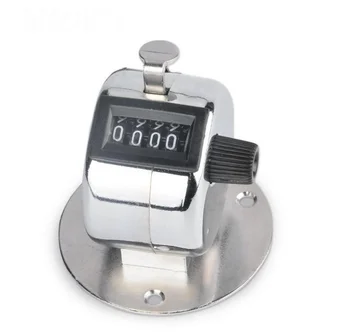 Cheap Wholesale 100PCS/LOT 4 Digit Number Clicker Golf Hand Held Tally Counter With Plastic Base