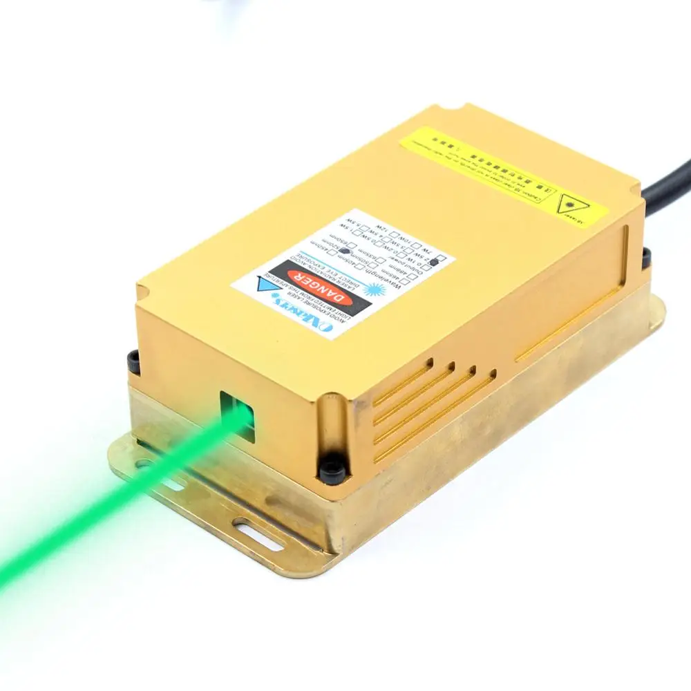 Oxлазеры 2W 520nm 530nm зеленый лазерный модуль 12V высокой мощности сценический