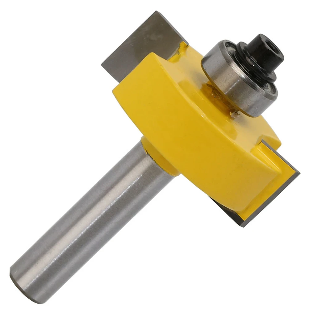 

1/4 Inch Shank Rabbet Router Bit with 7 Bearings Set Woodworking cutter Tenon Cutter for Woodworking Tools Hand Tool