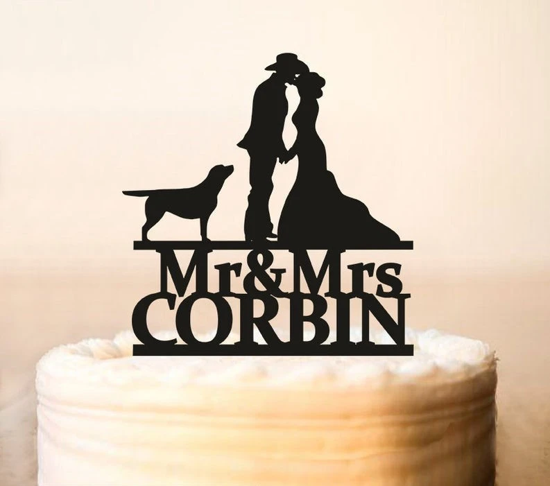 Western Cake Topper Country Wedding Cake Topper Cowboy Wedding With Dogs Cake Topper Country Cake Topper Bride And Groom Cake To Cake Decorating Supplies Aliexpress
