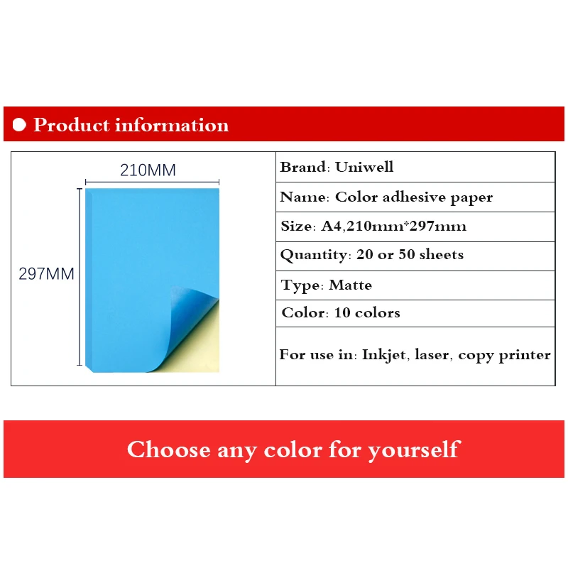 Carta Colorata A4 80g/m² Pastello | 50 Fogli Giallo Brillante Per Stampanti Laser E Getto D'inchiostro | Ideale Per Origami, Scrapbooking E Lavoretti Creativi Per Bambini