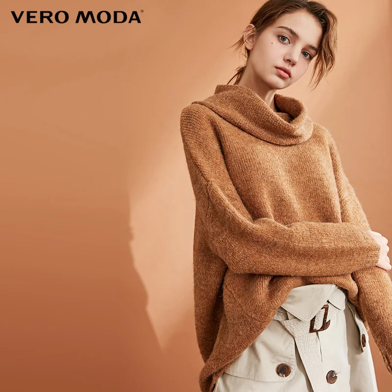 Vero Moda осень зима Женская шерстяная кашемировая Водолазка пуловер свитер | 318313534