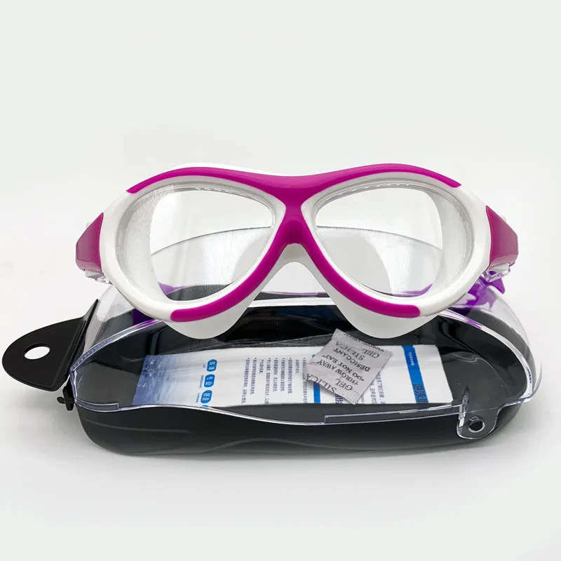 

CHILDREN'S Swimming Goggles Big Box BOY'S Girls Glasses Waterproof Anti-fog High-definition Swimming Profession Coatings Diving