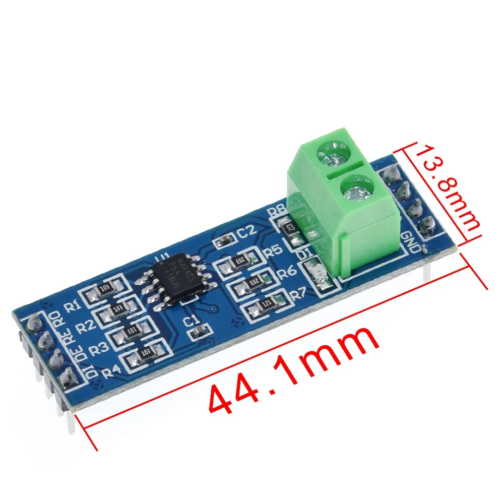 TZT  MAX485 Module RS-485 TTL Turn To RS485 MAX485CSA Converter Module For Arduino Microcontroller MCU Development Accessories