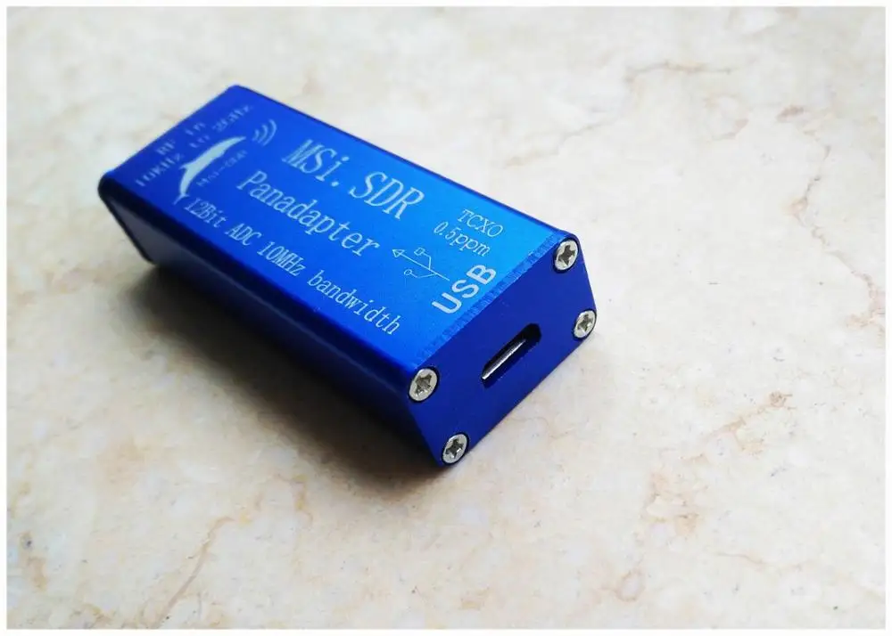 Récepteur SDR 10kHz à 2GHz Panadapter ADC 12 Bits MSI SDR