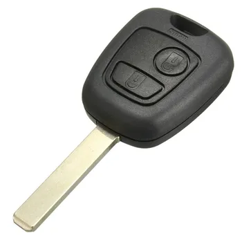 

Hot 2 Button Remote Key Fob Case Shell & Uncut Blade Full Repair Kit For Toyota Aygo