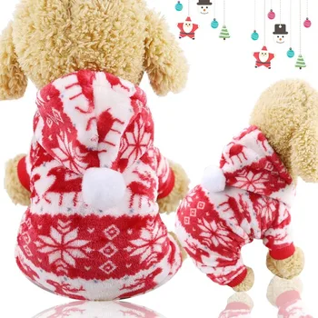 

Fashion Dog Clothes Cotton Dogs Small Clothing Pet Outfits Elk Autumn Christmas Coat Chihuahua Thicker Red Boy Ropa Para Perro