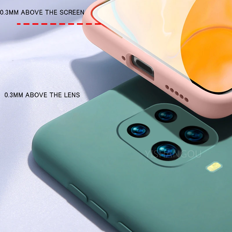 Liquid Silicone Case Cover For Xiaomi POCO X3 Pro M3 F3 X3 GT 10T Redmi Note 10 Pro 8 9A 9T Soft Case For Redmi Note 9 Pro Case