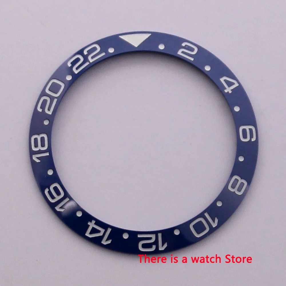 38mm ceramic bezel Insert Super Luminous Fit for 40mm Automatic GMT Men's Watch