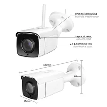 

H.265 Sony IXM415 4K 8MP Wifi Camera 5X Zoom Two Way Audio Wireless Security IP Camera 5MP Waterproof Outdoor 64GB SD TF Card