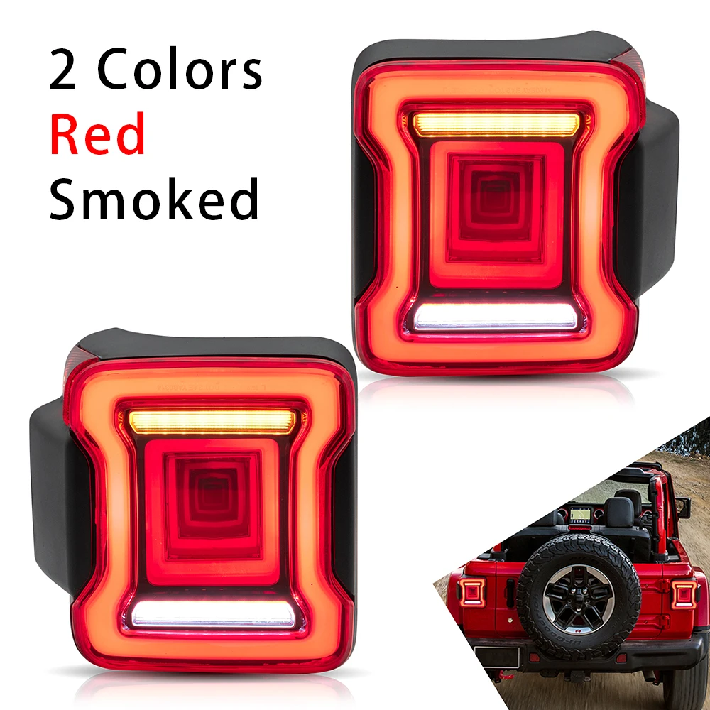 

LED Tail Lamp Assembly for Jeep Wrangler 2018-UP with Turn Signal Reverse Light Car Accessories