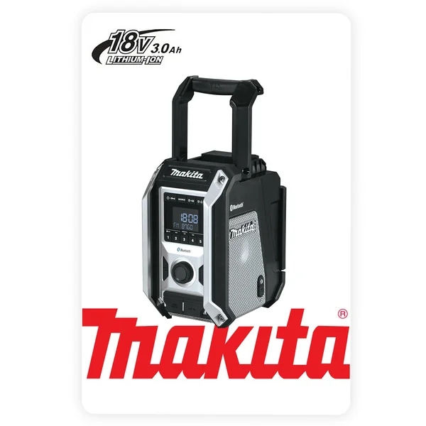 Новинка 2021 радиоприемник Makita Dmr108b Bluetooth-колонка музыкальный плеер портативная