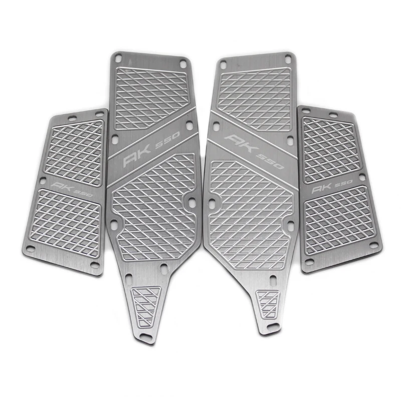 

Motorbikes One Set Front and Rear Footrest Footboard Step Motorcycle Floorboards Foot Pegs For KYMCO AK550 KYMCO AK 550 ak550