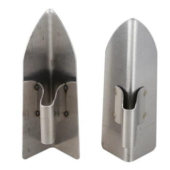 

FUNN-1 Pair of Stainless Steel Right Angle Repair Scraping Knife Decorative Trowel Plaster Tools Corner for Bricklayer