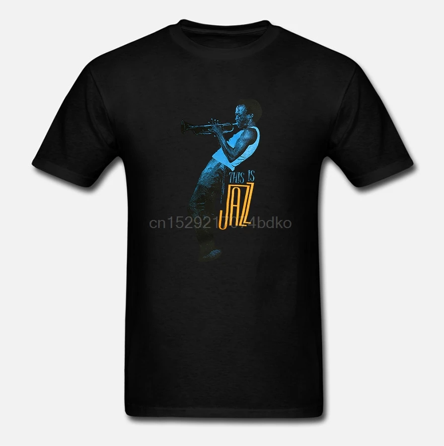 Jazz футболка Miles Davis Dizzy Bird Thelonious Monk John Coltrane Satchmo | Мужская одежда