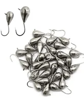 Hameçon de pêche sur glace en tungstène, 10 pièces, 2.6mm/3mm/4mm/5mm/6mm, appâts japonais, accessoire d'hiver pour lac sur glace 